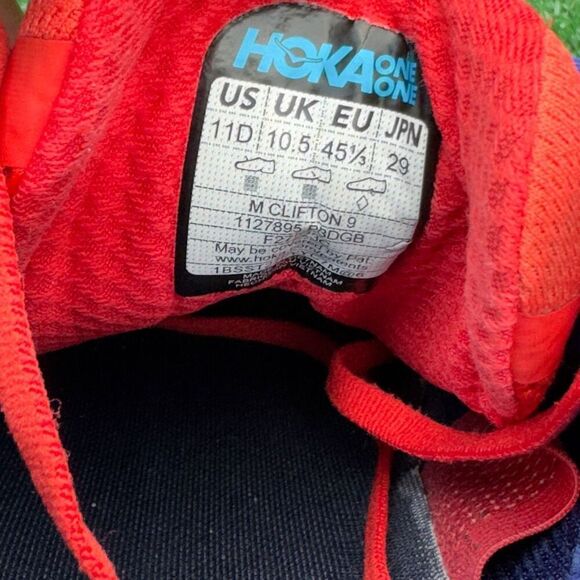 HOKA ONE ONE CLIFTON 9 - Men’s Running Shoes - SIZE 11D - Picture 9 of 9